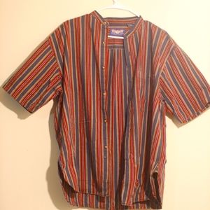 Mandarin Collar Button Up